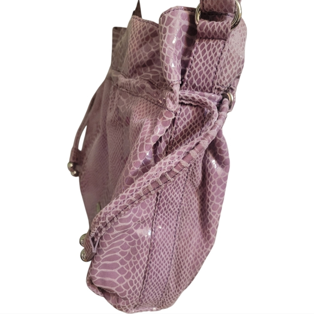 Vintage Perlina Snakeskin Hobo Handbag - Picture 3 of 12